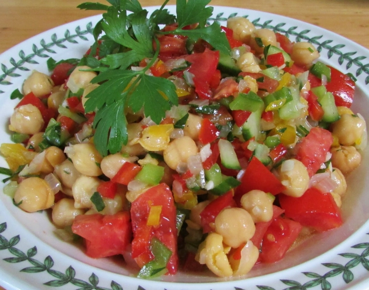 easy chickpea salad