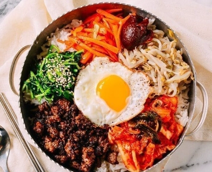 vegetarian bibimbap
