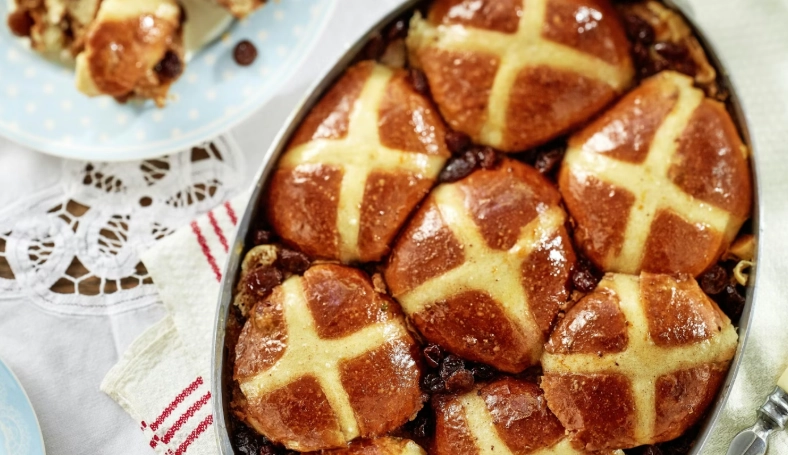 easy hot cross bun recipe
