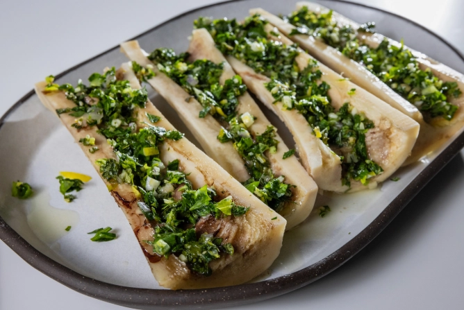 roasted bone marrow