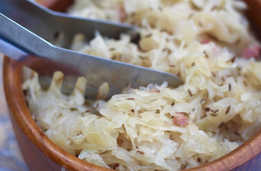 homemade sauerkraut