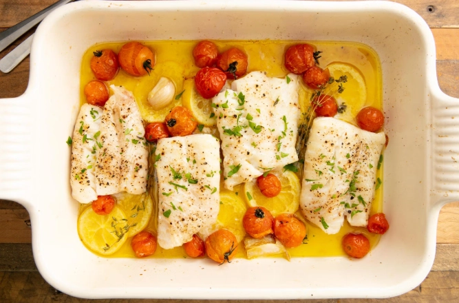 easy baked cod