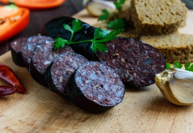 homemade black pudding