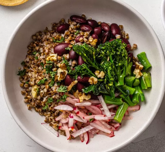 healthy buckwheat breakfast
