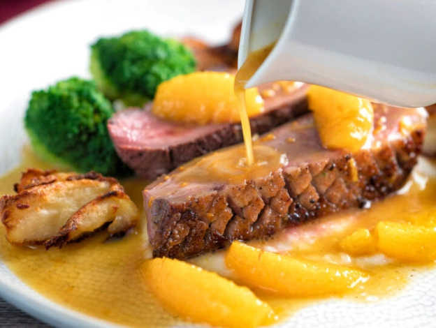 pan seared duck breast