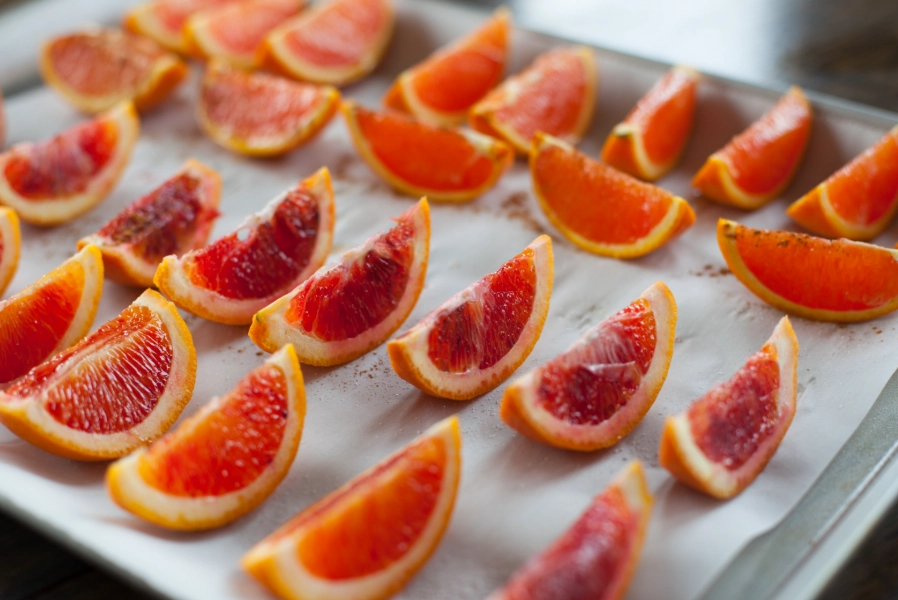 blood orange dessert