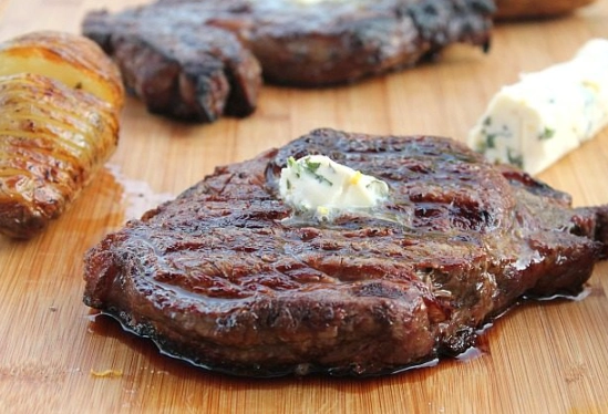 reverse sear rib eye