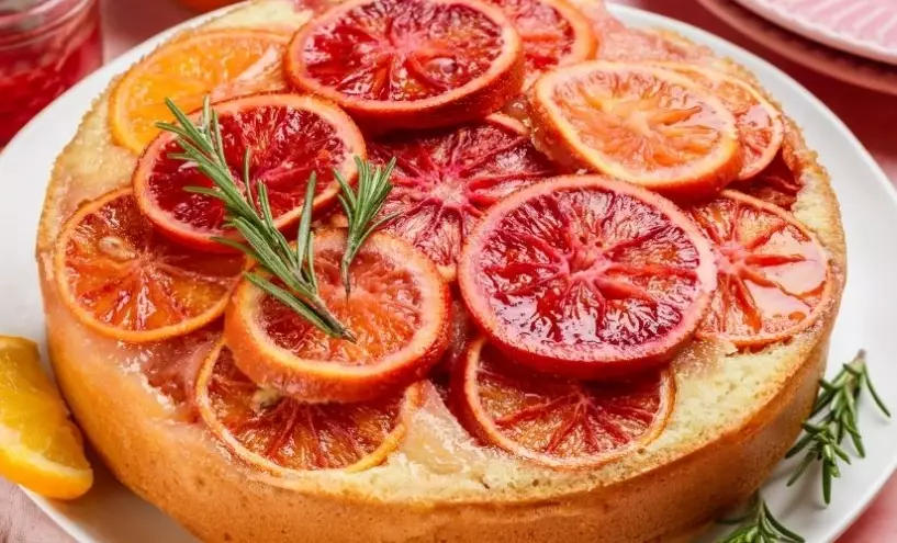 blood orange dessert