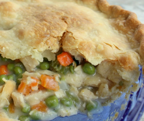 homemade chicken pie
