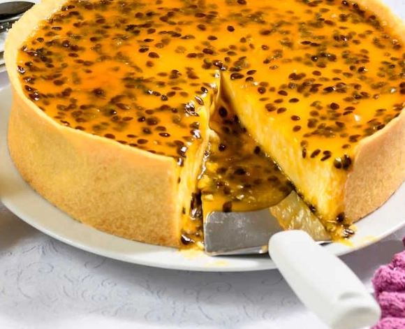 passion fruit cheesecake