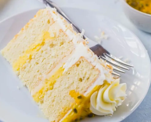 passion fruit cheesecake