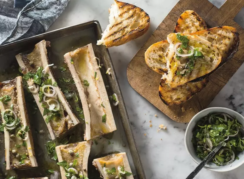 roasted bone marrow