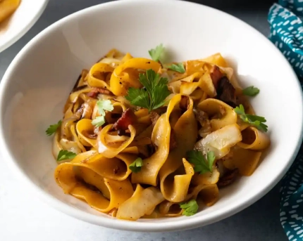 easy cabbage and noodles