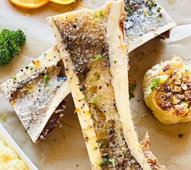 roasted bone marrow