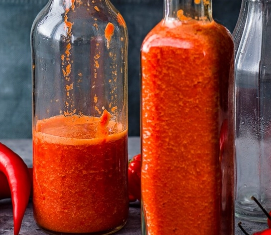 homemade fermented chili sauce