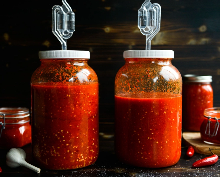 homemade fermented chili sauce