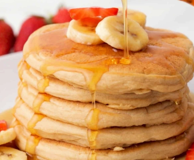 fluffy vegan pancakes