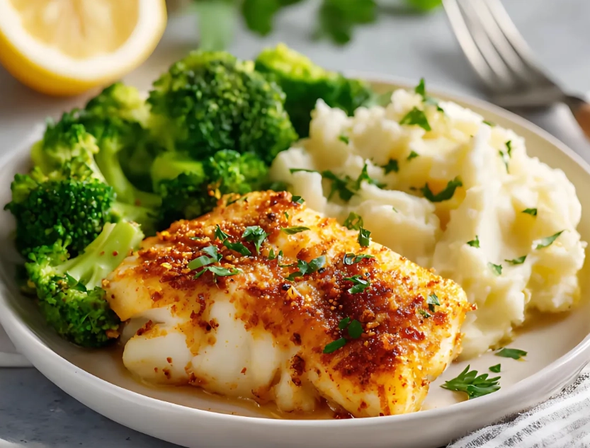 crispy pan fried cod