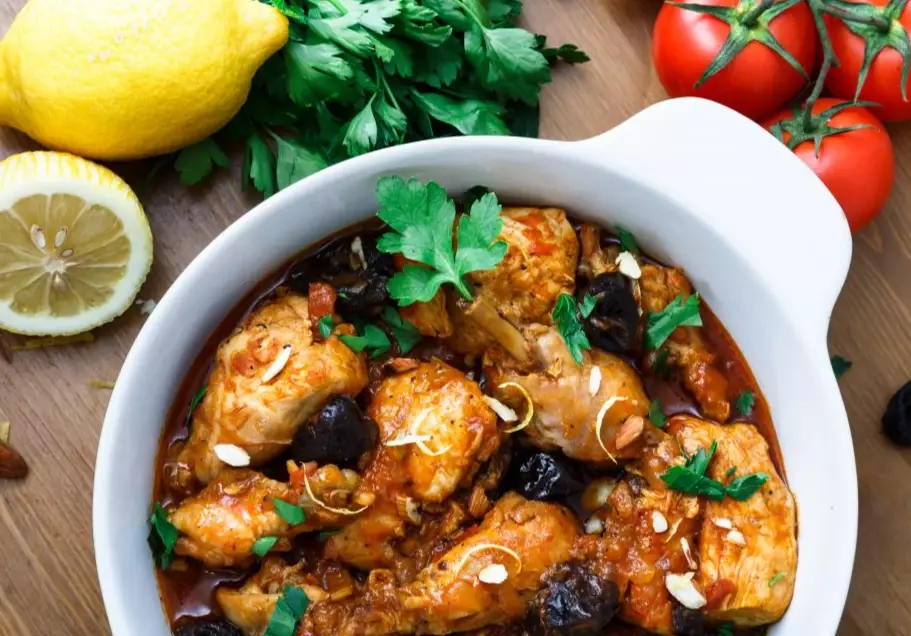authentic chicken tagine