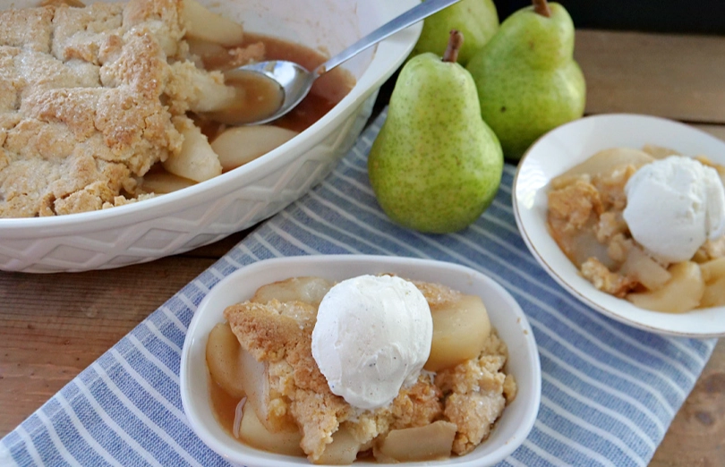 best pear cobbler