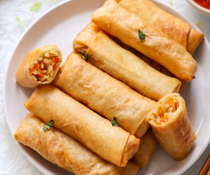 crispy spring rolls