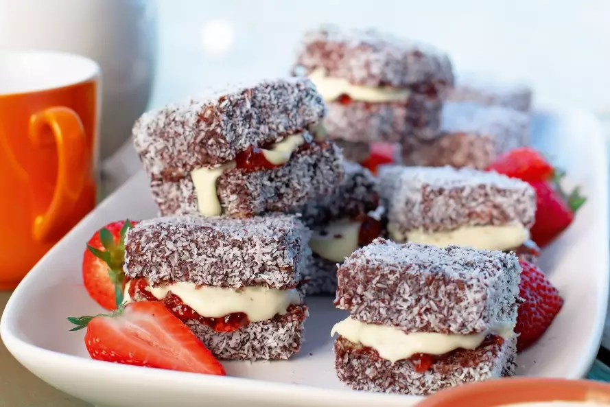 classic Australian lamington