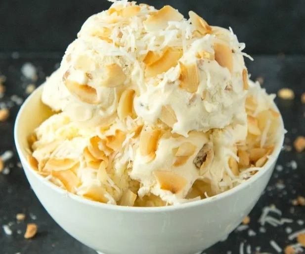 easy coconut ice cream