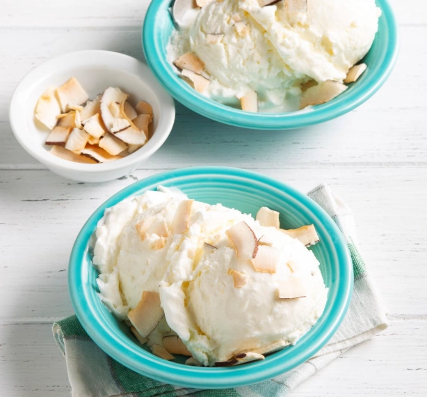 easy coconut ice cream