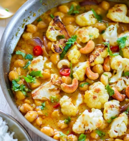 easy cauliflower curry easy cauliflower curry