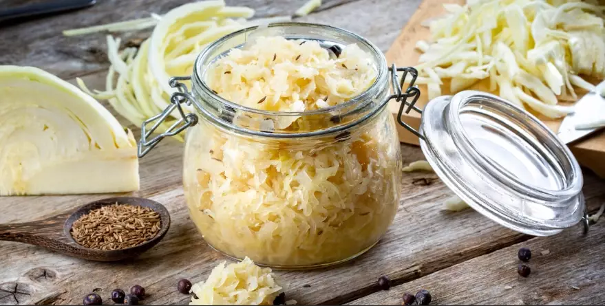 fermented cabbage