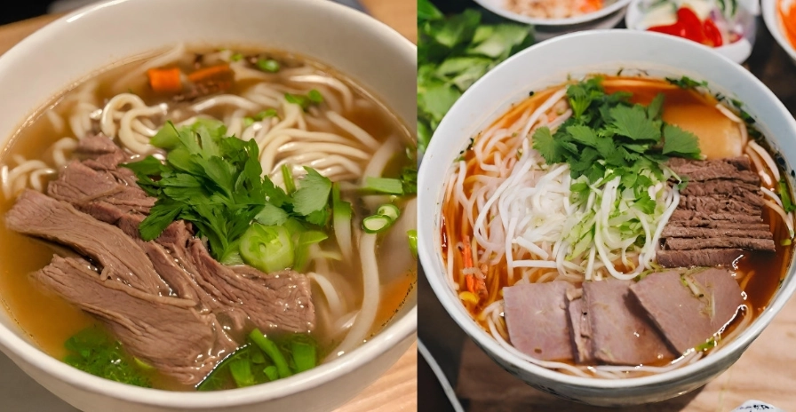 bun bo hue vs pho