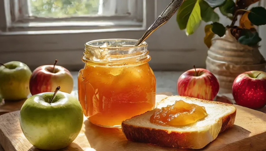homemade apple jam
