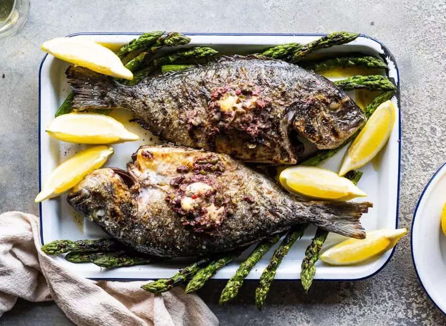 healthy sea bream healthy sea bream