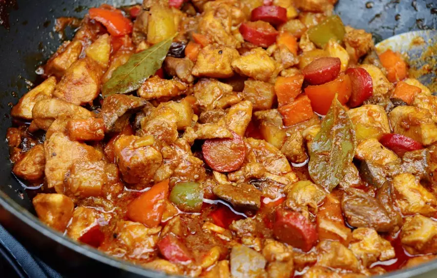 Chicken mechado recipe