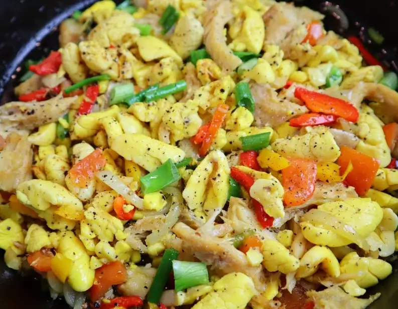 Jamaican ackee saltfish