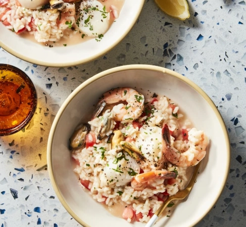 seafood risotto recipe