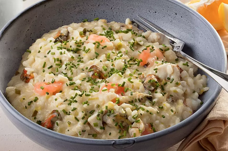 easy seafood risotto