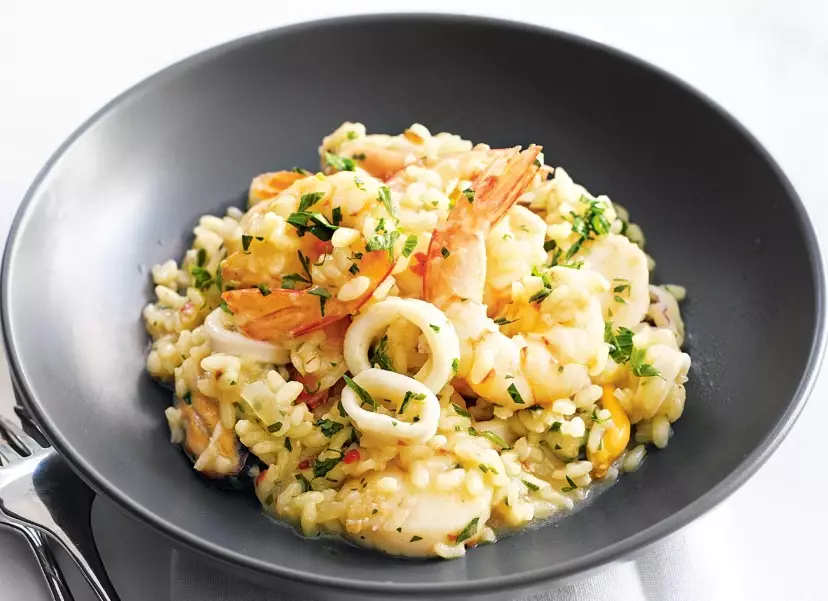 seafood risotto recipe