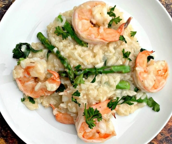 easy seafood risotto